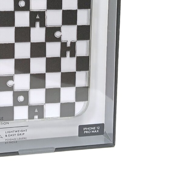 Coach Designer Phone Case Apple iPhone 12 Pro Max Black White Protective MagSafe - Picture 4 of 4